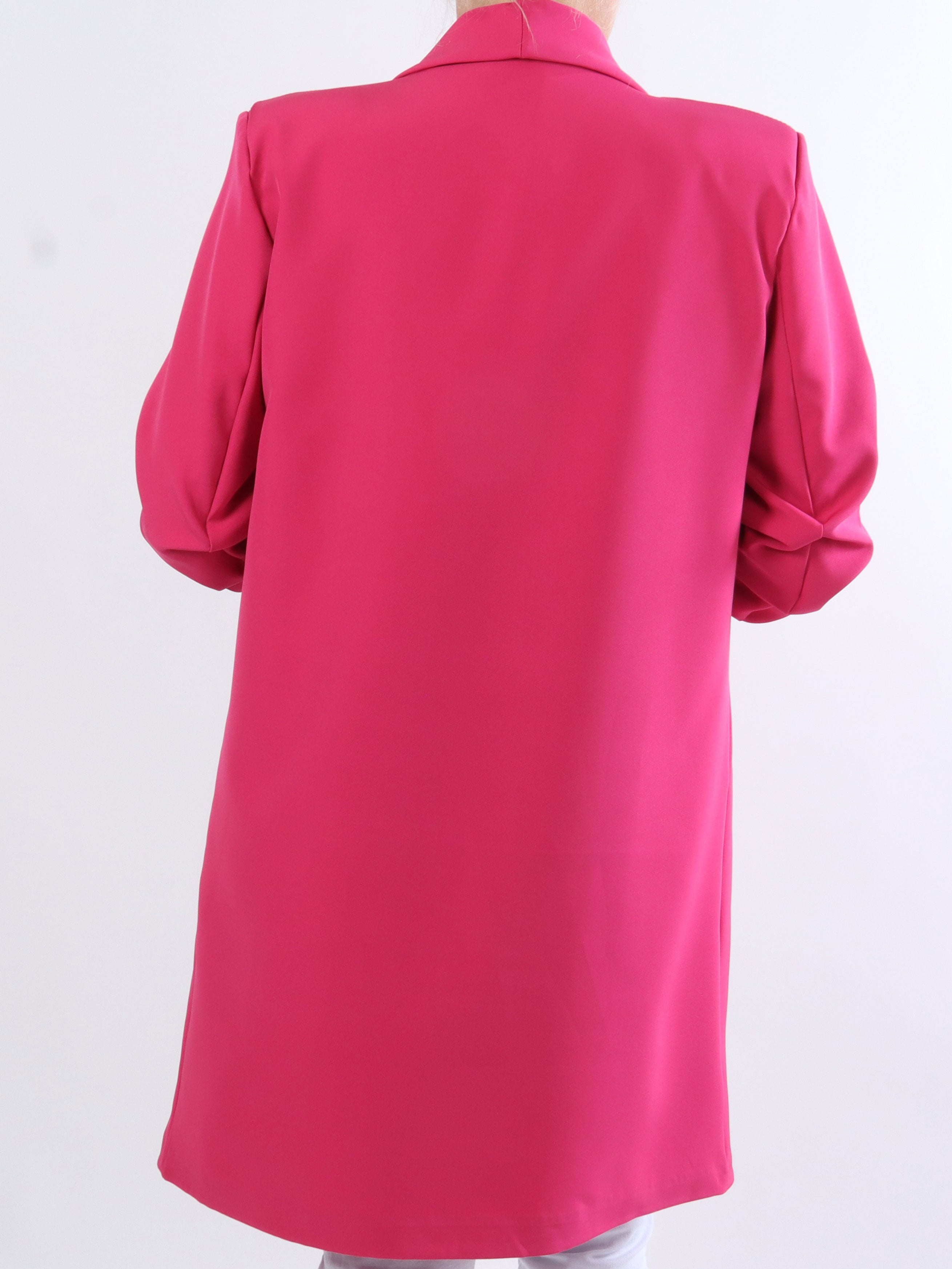 Mila Long - Snygg blazer med veck på ärmen